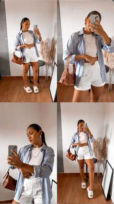 Strip Blouse, Outfit Primavera, Spring Break Outfit, Outfit Vintage, Cool Summer Outfits, Outfit Mujer, Cruise Outfits