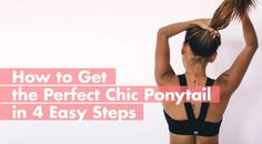 The perfect chignon ponytail hairstyle is being an ideal option for women to attend any formal event. Section your hair with bobby pins and wrap it into a low pony. Different Types Of Ponytails, Types Of Ponytails, High Weave Ponytail, Braided Ponytail Weave, Messy Ponytail Hairstyles, Slick Ponytail