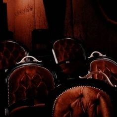 rows of chairs in an empty theater