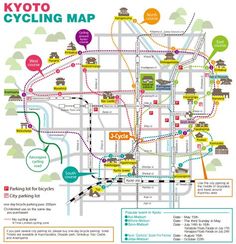 the tokyo cycling map is shown here