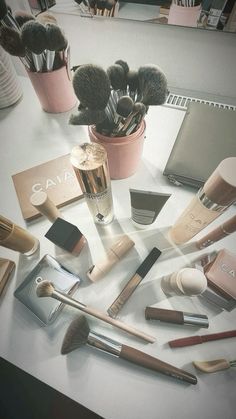 Stockholm Lifestyle, Makeup Bag Essentials, Make Up Inspo, Makeup Table, Stockholm Fashion, Makeup Items, Just Girly Things, Hair Skin, Girly Girl