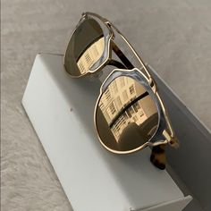 Gold Great Condition! Sold !! Dior Gold, Dior Jewelry, Jewelry Beautiful, Colored Sunglasses, Dior, Women Jewelry, Sunglasses, Gold, Women Shopping