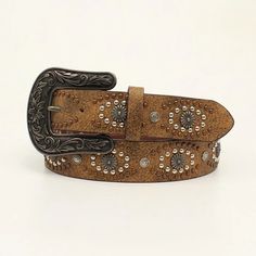 M&F Western Products – Tagged "womens-belts" – Western Edge, Ltd. Vintage Brown Belts With Rivets, Vintage Brown Belt With Rivets, Adjustable Brown Belt With Rivets, Adjustable Festival Belts With Rivets, How To Wear Belts, Nocona Belt, Handmade Leather Belt, Western Clothing, Cowboy Belt