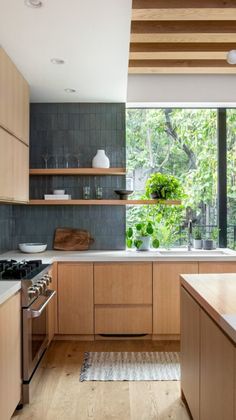 the kitchen is clean and ready to be used as a place for cooking or eating