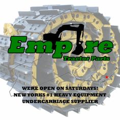 the logo for empire tractor parts, which is located in new york and has been designed to