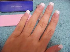 Acrylic At Home, French Acrylics, Acrylic Tips, Acrylic Toes, Acrylic Nail Brush, Nail Care Tips