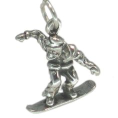 - - - Snowboarder Boarding Sterling Silver .925 Charm Fitting - Jump Ring - NOT suitable for bead bracelets - NOT suitable for Pandora bracelets - to fit a Pandora bracelet or another design please send a message before purchasing so we can advise the additional fitting that you need to buy Snow boarder charms Sterling Silver Charm 925 Sports Charm Fitting - Jump Ring Maldon Jewellery Traditional Sterling Silver 23837 REF SS Moderno No Stone Please note, we do NOT supply gift boxes, so your item will NOT come in a gift box. If you have purchased a converter or clip or fitting and would like it connected or attached to another item you have also purchased from us in this transaction, please contact us immediately after the transaction completes. The pictures may show multiple items so that Sterling Silver Charms, Sterling Silver Jewellery, Fine Jewelry Bracelets, Bead Bracelets, Pandora Bracelets, Pandora Bracelet, Sterling Silver Charm, Silver Charms, Ebay Fashion