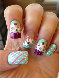 Birthday Nail Art, Birthday Nail Designs, Birthday Nail, Cute Nail Art, Birthday Nails, Def Leppard, Cute Nail Designs, Fancy Nails, Easy Nail Art