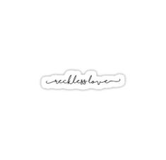 a sticker with the word needlesslave written in cursive writing