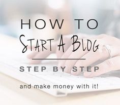 a person typing on a keyboard with the words how to start a bug step by step and make money with it