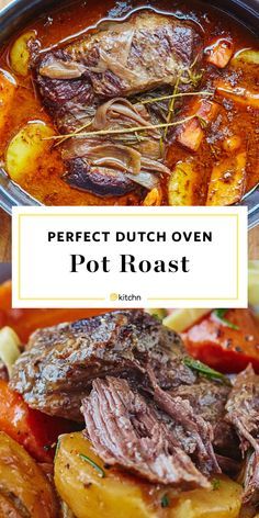 the perfect dutch oven pot roast with potatoes and carrots