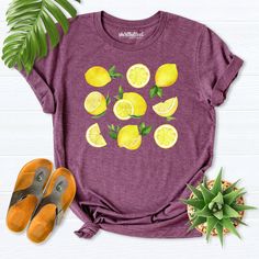 Lemon Shirt, Summer Lemon Shirt, Fruit Tshirt, Lemon gifts, Lemon shirt women, Lemon print shirt, Lemon Cottagecore shirt, Lemon shirt girl Hello! Thank you for supporting small businesses. My main priority here is the satisfaction of my customers. Fruit Lemon shirts are Bella+Canvas brand. If Bella+Canvas is out of stock, I will send it from a brand of the same size and quality. If you want to see this design on the SWEATSHIRT you can buy it from the link below.https://etsy.me/3LS0Viz Fruit Lem Summer Funny Print Shirt For Gift, Funny Print Shirt For Summer Gift, Casual Tops With Funny Print For Gifts, Casual Shirt With Funny Print For Gift, Casual Shirt With Funny Print As Gift, Printed Crew Neck Tops For Gifts, Printed Relaxed Fit Tops As Gifts, Printed Crew Neck Top As Gift, Relaxed Fit Printed Tops As Gifts