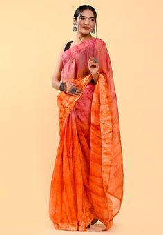 Cotton Saree with blouse in Pink colour 404  Desc:  Style : Half N Half Sarees Color : Pink Fabric : Cotton Work : Sequence Wash Care : Dry clean Sleeve Style : Sleeveless Long Sleeves : Done only in Custom Stitch Sleeves Lining : Done only in Custom Stitch Bust Size : 32 to 42 Inches Occasion : Festival   Diwali   Mehendi   Party Wear   Ceremonial   Temple Wear   Raksha Bandhan   Ugadi. With Express Free Shipping and Custom Stitching, Buy Indian Party wedding and bridal Sarees Cotton Saree with Shaded Saree, Saree Sale, Ready To Wear Saree, Wedding Saree Indian, Casual Saree, Latest Sarees, Raksha Bandhan, Orange And Pink, Cotton Embroidery