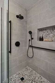 21 Best Shower Tile Combinations You Must Try - Drop By My Home Restroom Remodel, Tub To Shower Remodel, Full Bathroom Remodel, Bathroom Redesign, Bathroom Remodel Designs, Bathroom Remodel Shower, Bathroom Inspiration Decor, Shower Remodel, Bathroom Remodel Master