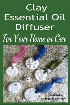 clay essential oil diffuser for your home or car by haphazard homesmaker