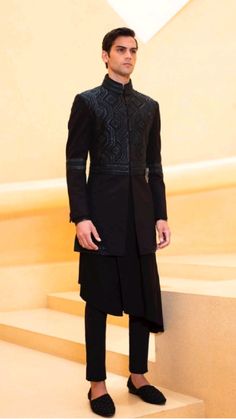 Indian Wedding Suits Men, Menswear Suit, Indian Groom Dress, Mens Traditional Wear, Groomsmen Ideas, Shantanu And Nikhil, Sherwani For Men Wedding, Wedding Dresses Men Indian, High Fashion Men