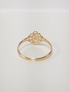 "Thanks for shopping our vintage estate store. We tend to sell well below wholesale and truly hope you enjoy all of our items. Many of the items are one of a kind, so please enjoy scrolling through the pictures and hopefully something will catch your eye. Brown spots are from the camera or reflections. Estate 10k yellow gold baby ring monogram initial C. Ring size: 4.25 Setting: 7mm 1/4\" Weight: .75 gram Band width: 1mm Marked 10k yellow gold and a sweet ring." Baby Rings Gold, C Ring, C Monogram, Initial C, Ring Initial, Baby Ring, Sweet Ring, Baby Rings, Lapis Lazuli Ring