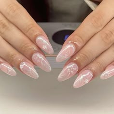 Acrylic Nail Designs Light Pink, Acrylic Nails Light Blue, Acrylic Nails Simple, Nails Light Blue, Coquette Nails, Purple Acrylic Nails, Purple Acrylic, Simple Gel Nails, Formal Nails