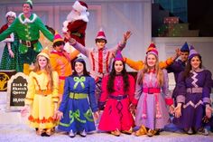 the children are dressed up as elves and elfs in costumes for an upcoming play