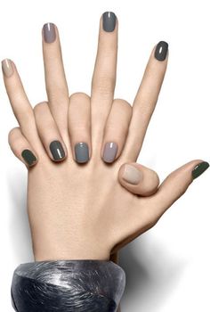 Grey Nail Art, Chic Manicure, Manicure Colors, Fall Manicure, Gray Nails, Super Nails, Colorful Nail Designs, Fall Nail Colors