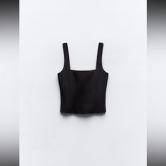 - Never Worn - Ref 8027/717 Zara Fitted V-neck Tops, Zara Black Cropped Top, Zara Black Sleeveless Top, Zara Cropped Cotton Tank Top, Zara Black V-neck Top, Silk Crop Top, Zara Crop Top, Strappy Crop Top, Bralette Crop Top