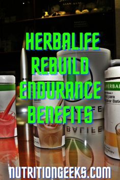 herbalife rebuild endurance Supplement Container, Join Us