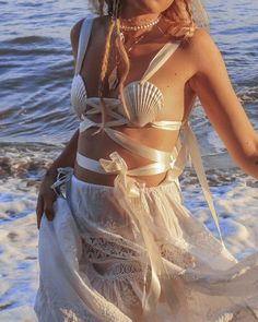 Atlantean Queen Mermaid Top – Wild & Free Jewelry Queen Mermaid, Siren Costume, Mermaid Top, Siren Mermaid, Mermaid Halloween, Studio 54, Mermaid Costume, Fantasias Halloween