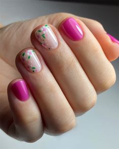 40 Elegant and Simple Spring Nails to Inspire You Long Wear Nail Polish, Satin Slippers, Simple Spring Nails, Minimal Nails Art, Hard Gel Nails, Nail Prep, Cute Spring Nails, Daisy Nails, Royal Art