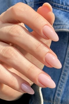 Autumn Nail, Fall Manicure, Casual Nails, Almond Nails Designs, Soft Nails, Jelly Nails, Muted Tones, Neutral Nails, Girls Nails