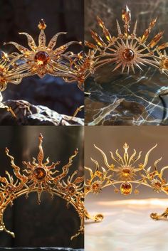 Fantasy Hair Jewelry, Sun Inspired Jewelry, Sun Jewelry Aesthetic, Sunburst Tiara, Sun Tiara, Dragon Headpiece, Circlet Crown, Sun Crown, Headpiece Jewelry