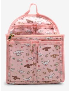 Pink Organizers For Everyday Use And Back To School, Cinnamoroll Family, Cinnamoroll Milk, Backpack Organizer, Disney Valentines, Backpack Organization, Key Caps, Tall Hoodies, Pool Floats