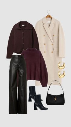 Minimalistic Outfits, Office Casual Outfit, Modesty Fashion, Causal Outfits, Everyday Fashion Outfits, Stylish Coat, Stylish Work Outfits, Cold Weather Outfits, Professional Fashion