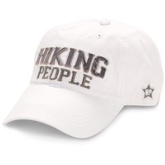 PREMIUM QUALITY: Hat, made from 100% high-quality cotton, comes packaged in a plastic polybag with a hang tag. A strap at the back of the hat allows for adjusting. IN-HOUSE DESIGN: "Hiking People" text is embroidered and sewn-in with a frayed edge, as is the We People logo on the side of the hat. The brim features screen-printed text showing the "Hiking People" logo. CARE INSTRUCTIONS: Wash by hand only with a damp cloth. Set out in the sun to dry.