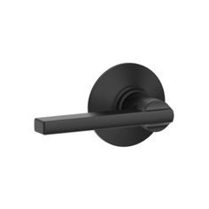 an image of a black door handle on a white background