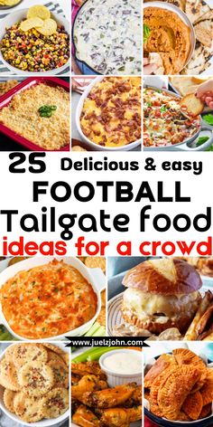 25 delicious and easy football tailgate food ideas for a crowd