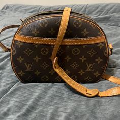 Used Vintage Louis Vuitton . See Pictures In Details. No Box Only Dust Bag . Louis Vuitton Sling Bag, Vintage Brown Bags With Waxed Finish, Louis Vuitton Vintage Bag, Vintage Louis Vuitton Purse, Vintage Lv Denim Bag, Lv Vintage Crossbody Bag, Vintage Louis Vuitton, Louis Vuitton Bags, Sling Bag