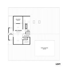 the floor plan for a two story house