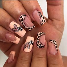 Luv Nails, Animal Print Nails Art, Pretty Toe Nails, Work Nails, Animal Nails, Animal Print Nails, Unique Acrylic Nails, Toe Nail Designs, Coffin Nails Designs