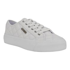 PRICES MAY VARY. This lace up look on the Jelexa sneaker features GUESS logo hardware on the side with the most fashion forward colors and materials of the season mixed and matched. This shoe is comfy, cool and ready to knock your socks off. Round Toe ; Lace-Up Closure Faux Leather/Textile Upper Guess Logo, Look On, Sneakers White, Sneakers Fashion, Special Features, Fashion Forward, That Look, Faux Leather, Socks