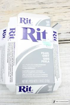 three rolls of rit ready for construction on a wooden surface with the label removed