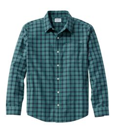 Our softest, most comfortable wrinkle-free shirt yet, in lightweight brushed cotton. Designed with a slightly shorter hem that looks great untucked. Slightly Fitted Untucked Fit: Relaxed through chest and sleeve, with a trimmer waist and slightly shorter hem you can wear untucked. 100% cotton. Machine wash and dry. Expertly brushed for an irresistibly soft feel. No-iron fabric resists wrinkles so it's ready to wear, right from the dryer. Chest pocket. Spread collar. Designed to be worn untucked.