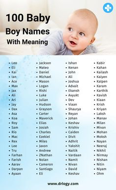 baby names with meaning in english and spanish for babies to learn - 100 baby boy names with meaning