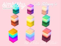 the cover art for simbiofy's latest album, cute stationery 4