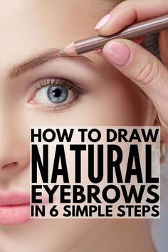 How to Draw Eyebrows Naturally | EASY! 6 step by step tutorials for beginners to teach you how to draw eyebrows using your makeup product of choice! Learn how to fill in your brows with pencil or eyeshadow, learn the secret to getting perfect arches with concealer, and discover the best brow powder and brow products for blondes and brunettes! #eyebrows #eyebrowshaping #brows #browshaping #makeup #makeuptips #beauty #beautytips Draw Eyebrows, Sparse Eyebrows, Eyebrow Hacks, Eyebrow Makeup Tips, How To Draw Eyebrows, Fall Makeup Looks, Natural Brows, Natural Eyebrows, Best Eyebrow Products