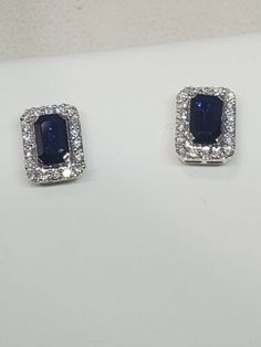 ad eBay - Find many great new & used options and get the best deals for 14k Natural Sapphire And Diamonds Stud Earrings at the best online prices at eBay! Free shipping for many products! Timeless Gemstone Earrings For Anniversary, Classic Diamond Gemstone Earrings, Formal Sterling Silver Cluster Earrings Hallmarked, Formal Hallmarked Sterling Silver Cluster Earrings, Fine Jewelry White Gold Gemstone Earrings, Fine Jewelry White Gold Cluster Earrings With Gemstones, White Gold Gemstone Cluster Earrings Fine Jewelry, White Gold Gemstone Earrings Fine Jewelry, White Gold Gemstone Cluster Earrings