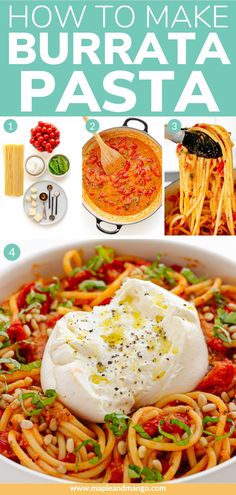 how to make burrata pasta