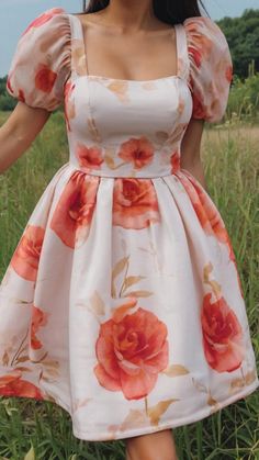 This elegant floral dress is perfect for any occasion whether it's a long classy wedding or a stylish summer evening With its long sleeves and midi length this dress exudes sophistication and charm Ideal for wedding guests or any formal event this classy chic outfit is a must-have for women looking to make a stylish statement Floral Dress Summer Classy, Floral Dress Ideas, Kingdom Dress, Kitty Party Themes, Elegant Floral Dress, Chic Outfits Classy, Kitty Party, The Flood, Fashion Wallpaper