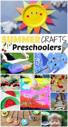 summer crafts for preschoolers to make with paper plates