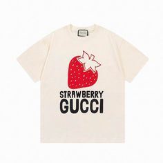 Gucci Letters Strawberry Print Basic Cotton T Shirt   IvoryGucci Letters Strawberry Print Basic Cotton T Shirt   Ivory   This model reduces inventory waste and allows customers to create personalized designs. These t-shirts are made from high-quality materials and come in a range of sizes and colors, making them versatile for any occasion. Beige Cotton T-shirt With Logo Print, Beige Graphic Tee With Logo Print, Casual Cream T-shirt With Logo Print, Cream Relaxed Fit Tops With Logo Print, Cream Relaxed Fit Top With Logo Print, Cream Tops With Relaxed Fit And Logo Print, Cream Short Sleeve T-shirt With Letter Print, Gucci Strawberry, Strawberry Graphic