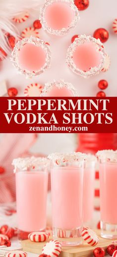 Make up this peppermint flavored vodka and use it to make the most festive holiday shots ever – Candy Cane Shots! Easy peppermint vodka recipe to make this Christmas season. Christmas shots, peppermint vodka recipe. Peppermint Shots Recipe, Candy Cane Shots, Easy Christmas Shots, Peppermint Vodka Drinks, Peppermint Shots, Christmas Shots Recipes, Holiday Shot Recipes, Smirnoff Peppermint Twist, Holiday Shots